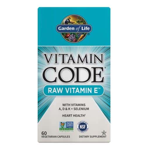 Vitamin Code Raw Vitamin E 60 Capsules