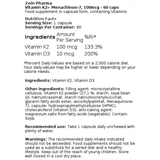 Vitamin K2+ Menachinone-7