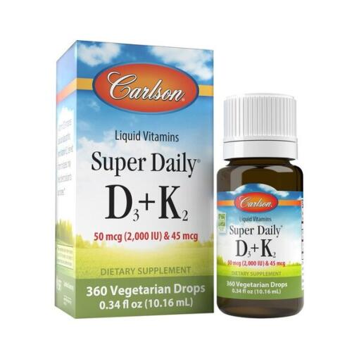 Carlson Labs - Super Daily D3 + K2