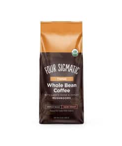 Lion's Mane Mushroom Whole Bean Coffee Mix Organic Four Sigmatic