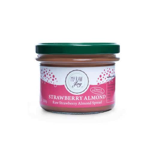 Nut Cream Activated Almond Organic Strawberry My raw joy