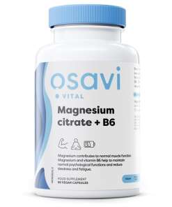 Osavi - Magnesium Citrate + B6 - 90 vcaps