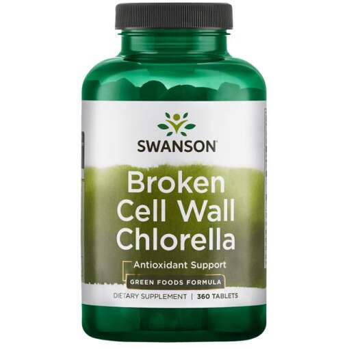 SWANSON Chlorella (broken cell wall) 360 tab.
