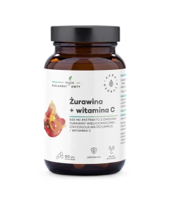 AURA HERBALS Cranberry + Vitamin C (60 caps)