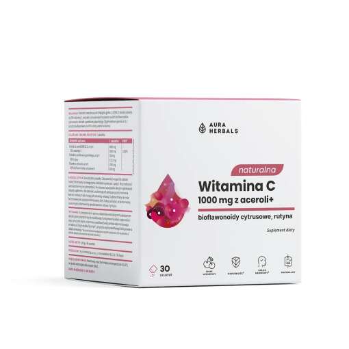 AURA HERBALS Natural Vitamin C 1000 mg from acerola