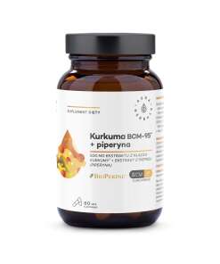 AURA HERBALS Turmeric 500 mg BCM-95® + piperine (60 caps.)