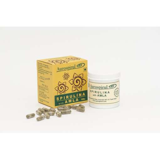 AUROSPIRUL Spirulina with Amla (100 caps)