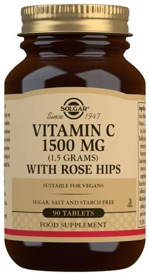 C-vitamin 1500 mg med hyben - 90 tabletter