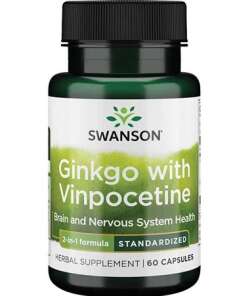 Ginkgo with Vinpocetine Standardized - 60 caps