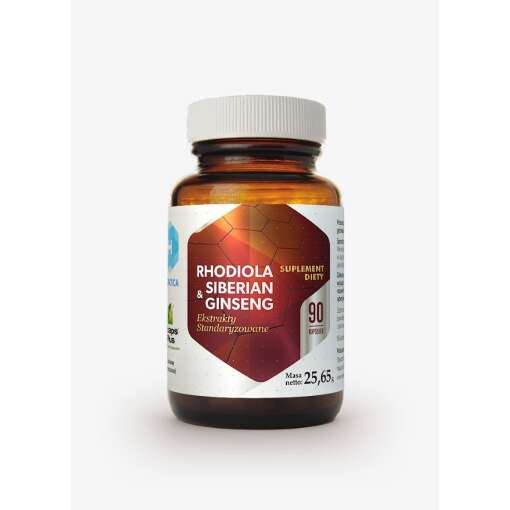 HEPATICA Rhodiola & Siberian Ginseng (90 caps)