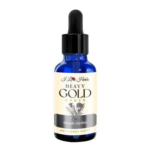 I LOVE HERRBS - HEAVY Gold Drops METALE CIĘŻKIE (50 ml)
