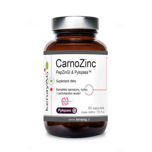 KENAY CarnoZinc - PepZinGI & Pylopass (60 caps)