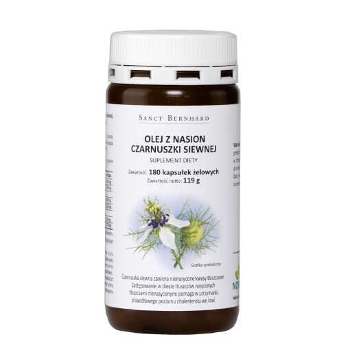 KRAUTERHAUS SANCT BERNHARD Black Cumin Oil Mono Capsules (180 caps)