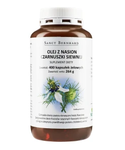 KRAUTERHAUS SANCT BERNHARD Black Cumin Oil Mono Capsules (400 caps)