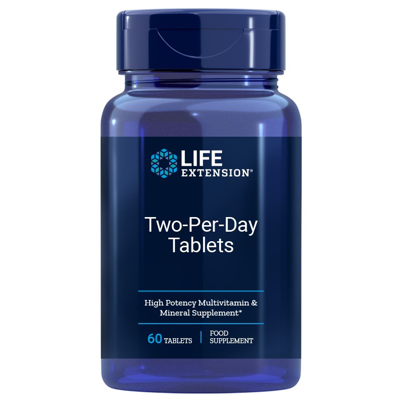 LIFE EXTENSION Two-Per-Day Tablets EU (60 tabs)