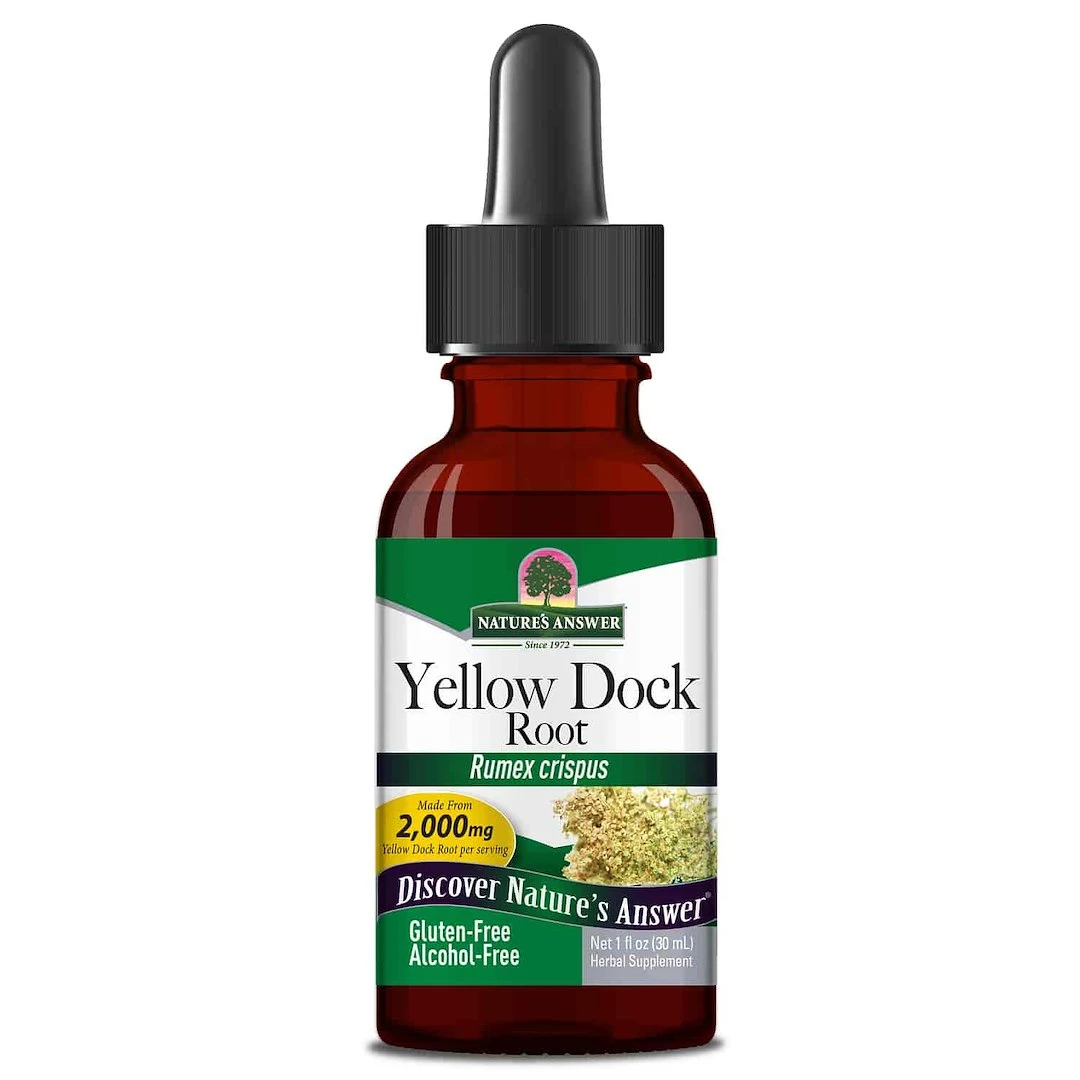 NATURE'S ANSWER Yellow Dock Root (30 ml / 1 fl. oz.)