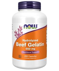 NOW FOODS Beef Gelatin 550 mg (200 caps.)