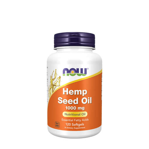 NOW Hemp Seed Oil 1000 mg (120 Softgels)