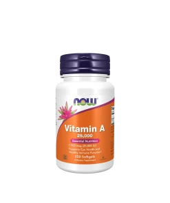 NOW Vitamin A 25000 IU (250 Softgels)