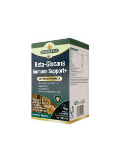 Natures Aid Beta-Glucans Immune Support+ (90 Tablets)