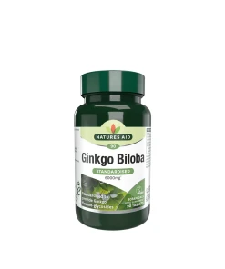 Natures Aid Ginkgo Biloba Standardised 120 mg (90 Tablets)