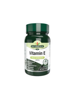 Natures Aid Vitamin E 200 IU (60 Softgels)