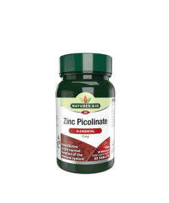 Natures Aid Zinc Picolinate 15 mg (30 Tablets)