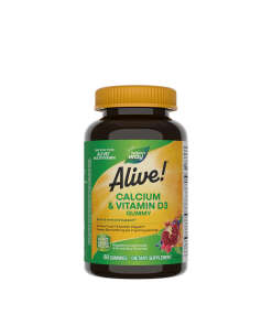 Natures Way Alive!® Calcium + D3 Gummies (60 Gummies)
