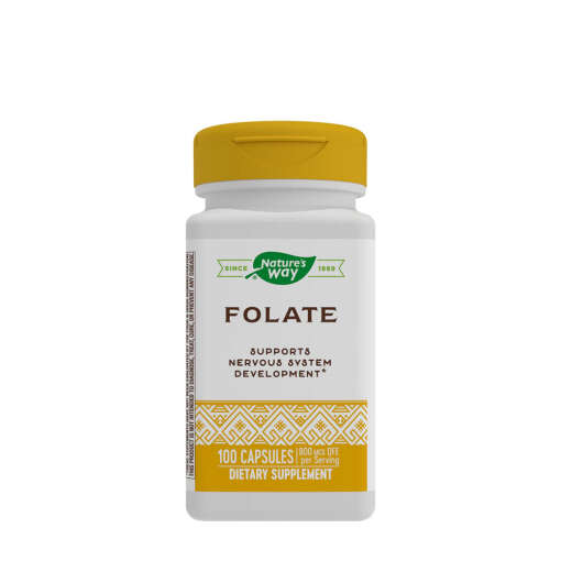 Natures Way Folate (100 Capsules)
