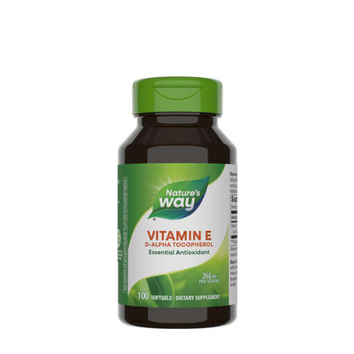 Natures Way Vitamin E D-Alpha Tocopherol (100 Softgels)