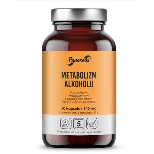 PANASEUS Alcohol metabolism (50 kaps.)