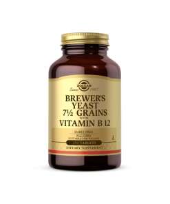 SOLGAR Brewer's Yeast 7 1/2 Grains with Vitamin B12 (250 tabs)