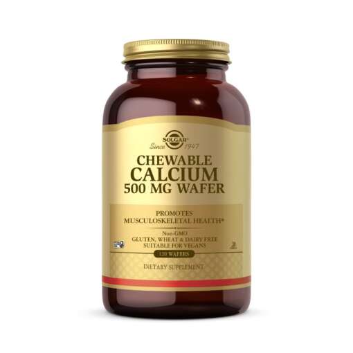 SOLGAR Chewable Calcium 500 mg Wafer (120 wafers)