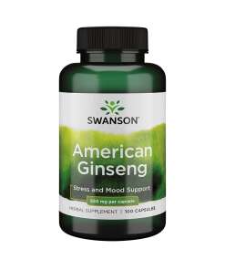 SWANSON American Ginseng 550mg 100kaps
