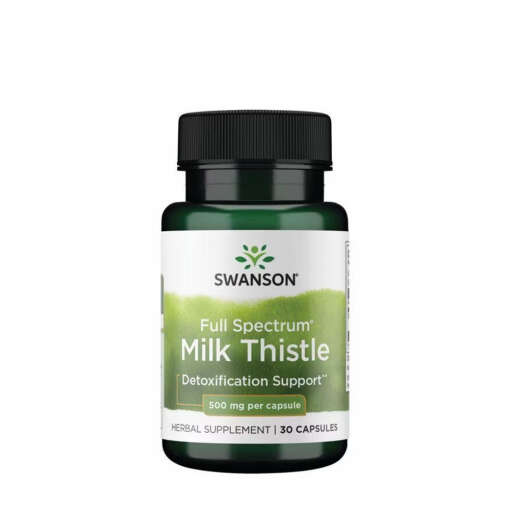 SWANSON FS Milk Thistle 500mg 30 kaps