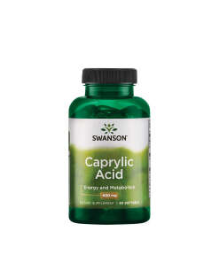 SWANSON Kwas kaprylowy 600mg 60 kaps