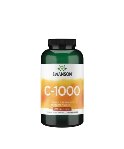 SWANSON Witamina C1000 + dzika ró¿a 250 kaps