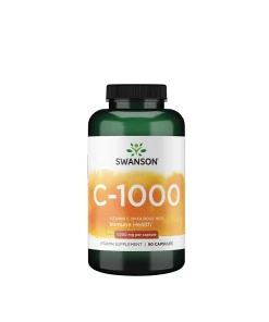 SWANSON Witamina C1000 + dzika ró¿a 90 kaps