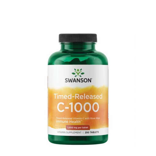 SWANSON Witamina C1000 z RH przed³. dzia³. 250tabl