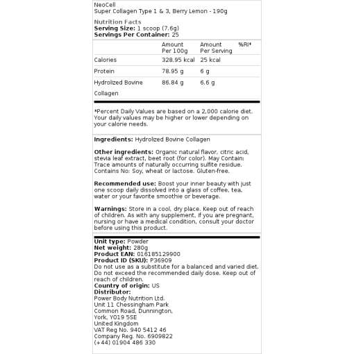 Berry Lemon - 190g