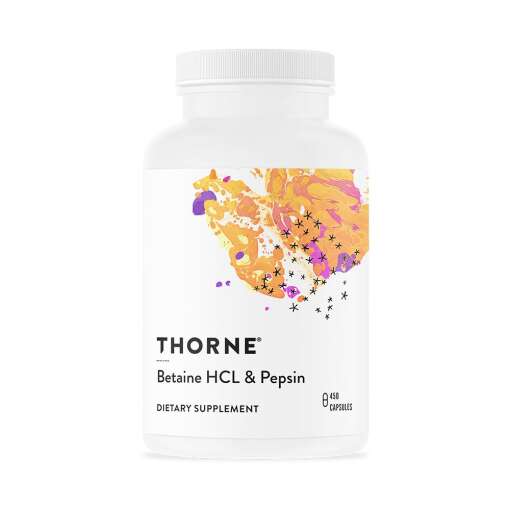 THORNE RESEARCH Betaine HCL & Pepsin (450 caps)
