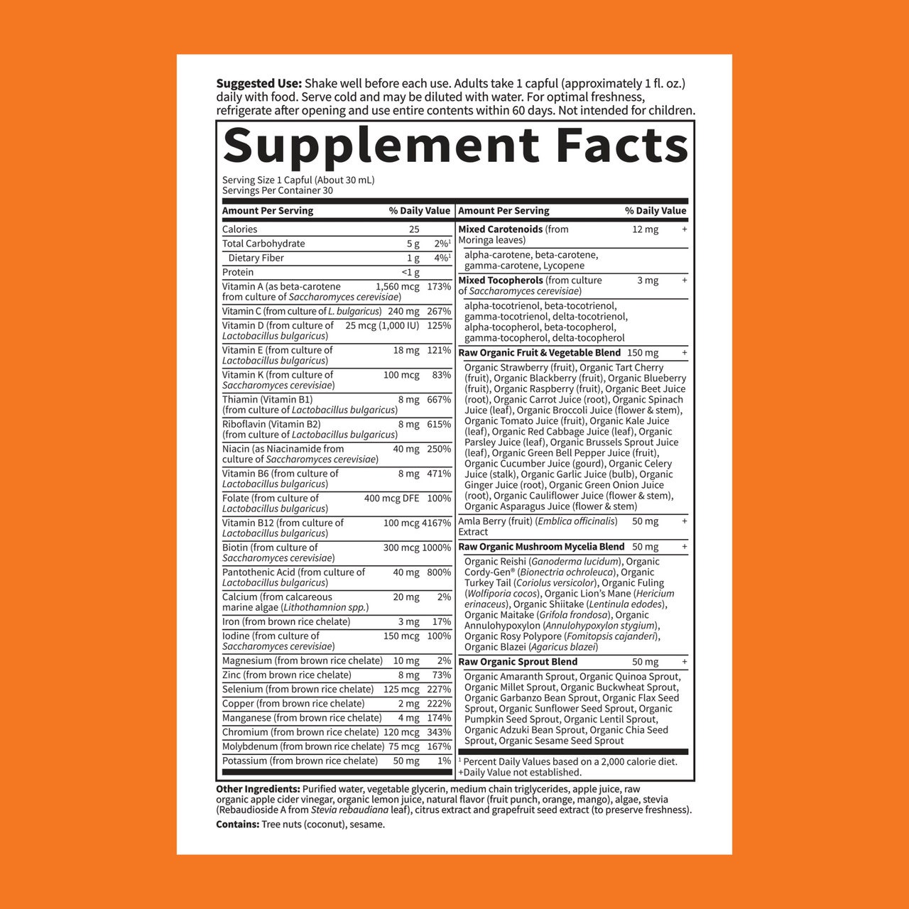 appelsin mango - 900 ml