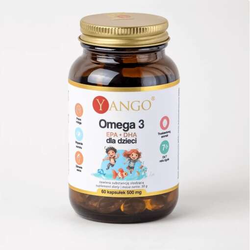 YANGO Omega 3 for kids EPA + DHA (60 caps)