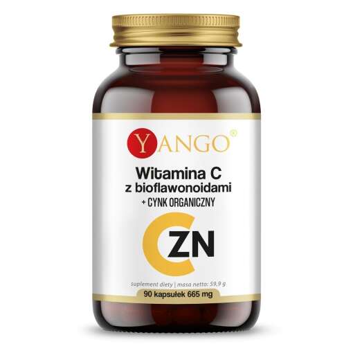 YANGO Vitamin C with Bioflavonoids + Organic Zinc (90 caps)