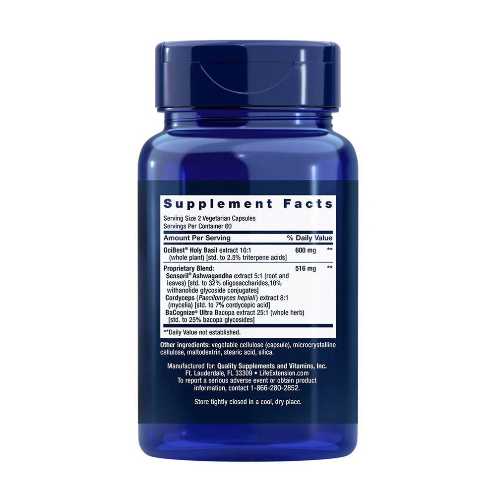 Life Extension - Adrenal Energy Formula - 120 Vcaps - Image 2