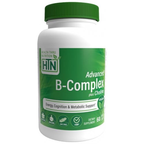 Avanceret B-kompleks plus Cholin - 60 hætteglas