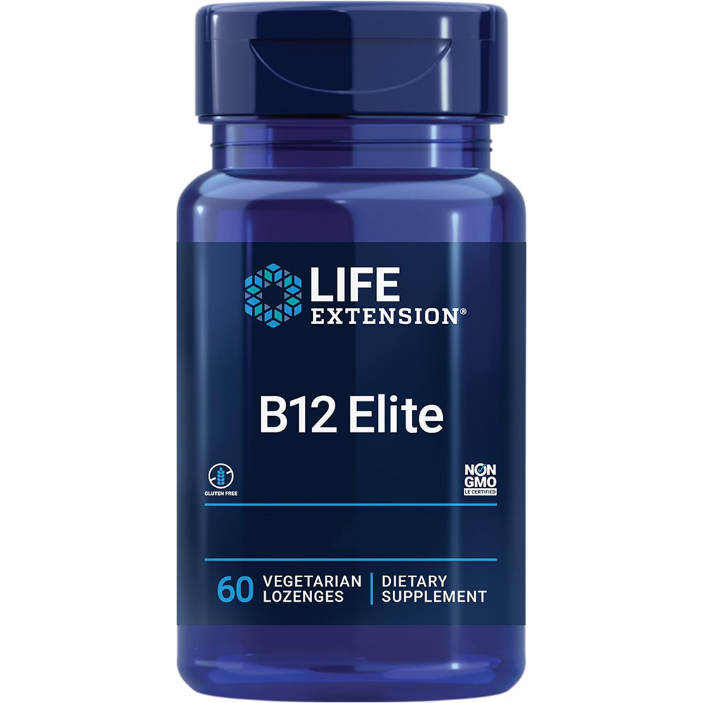 Life Extension - B12 Elite - 60 Vegetarian Lozenges - Image 4