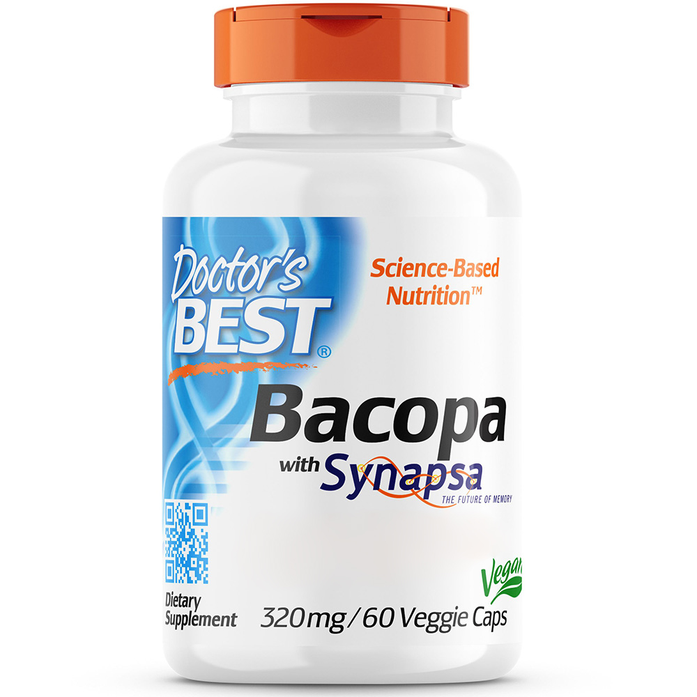 Doctor's Best - Synapsa Bacopa, 320 mg - 60 Veggie Caps - Image 4