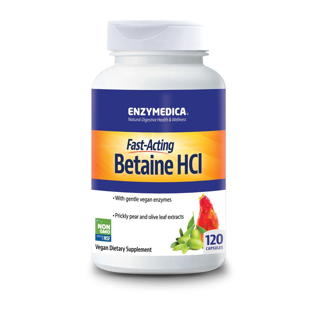 Enzymedica - Betaine HCl - 120 Capsules - Image 4