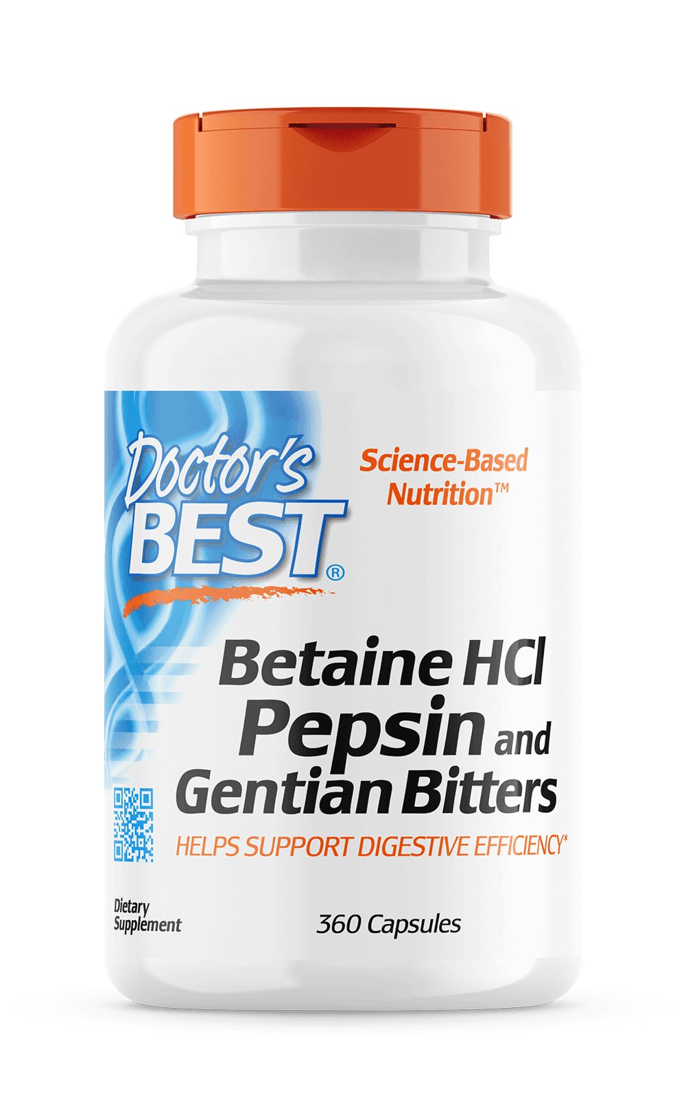 Betaine HCl Pepsin & Gentian Bitters - 360 caps
